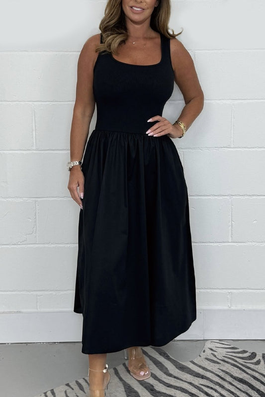 Laurea™ - Robe Sans Manches Tendance Ligne A au Décolleté Carré