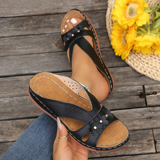 Norabel™ - Sandales avec talon orthopédique de confort – Stabilité, légèreté et posture naturelle